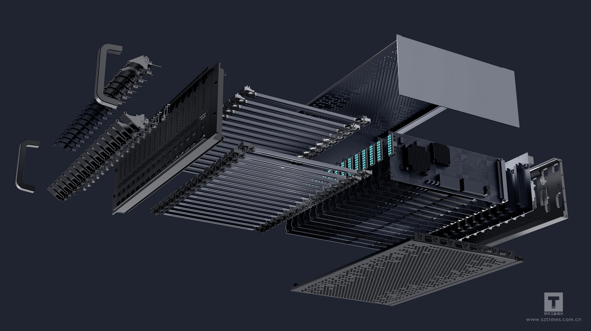 服务器设计、3U主机设计、工业设计公司、产品设计公司