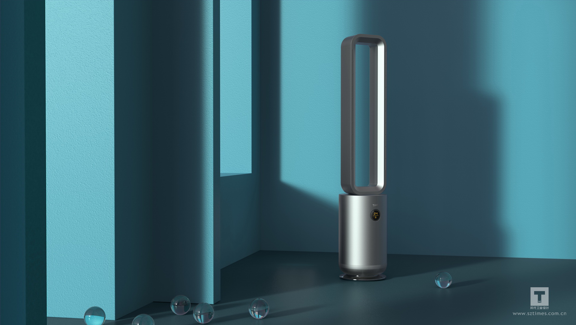 无叶风扇设计、无叶风扇外观设计、无叶风扇外观结构设计